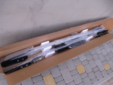 Рейлингы на крышу Toyota Land Cruiser Prado 150 (серебро)