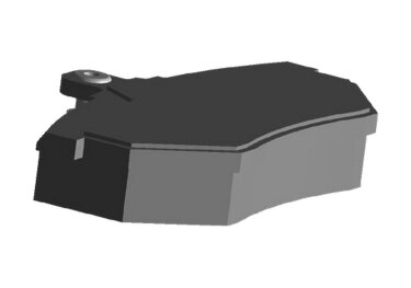 Колодки тормозные передние с ушком Chery Amulet KLM