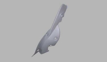 Накладка внутренняя передняя L (серая) Chery Amulet