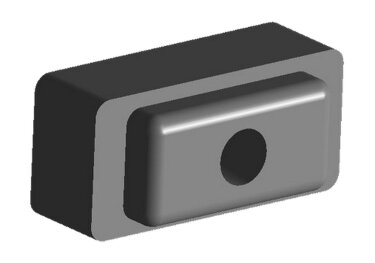 Проставка троса сцепления резиновая Chery Amulet (оригинал)