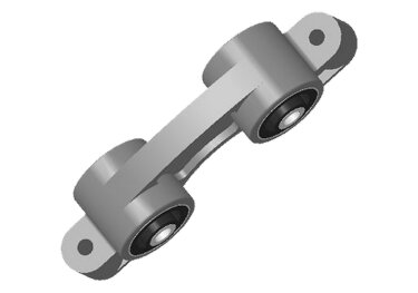 Сайлентблок рычага заднего задний (двойной) Chery Jaggi/Kimo KLM