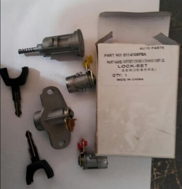 Комплект ключей и личинок Chery QQ KLM