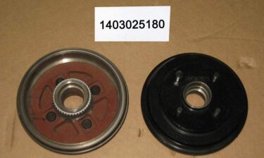 Барабан тормозной (под 2 подшипника) ABS Geely CK KLM