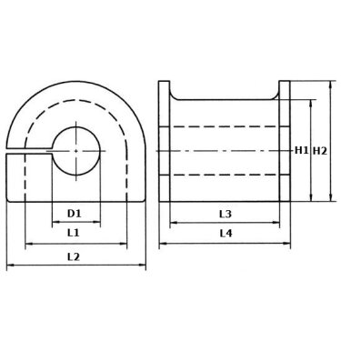 Втулка стабилизатора заднего Geely EX7