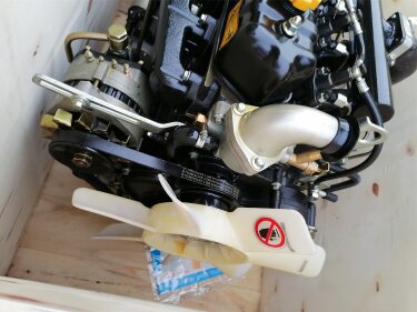 Двигатель 1-ой комплектации JAC 1020