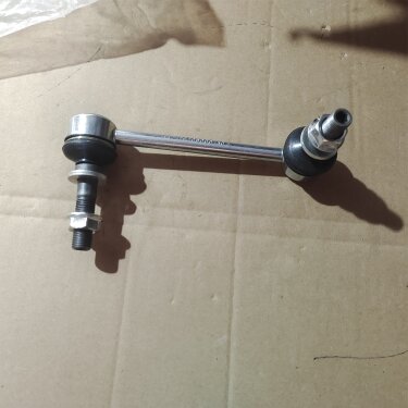 Стойка (тяга) переднего стабилизатора левая JAC T8, T6